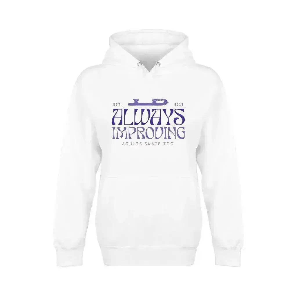 Always Improving Unisex Premium Pullover Hoodie