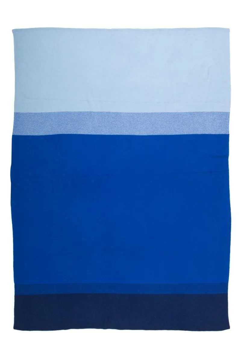 Array Blue Cashmere Throw