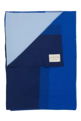 Array Blue Cashmere Throw