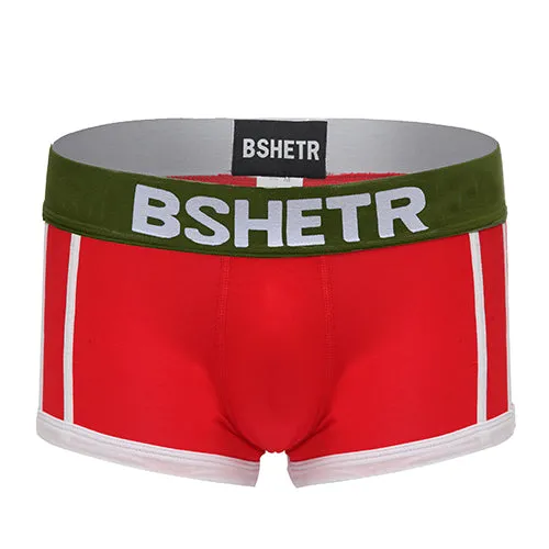 BSHETR Brand 5pcs/lot Underwear Men Boxers Shorts Men Sexy Cueca Boxer Cotton Boxershorts Mens Underwear Boxer Men Underpants