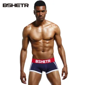 BSHETR Brand 5pcs/lot Underwear Men Boxers Shorts Men Sexy Cueca Boxer Cotton Boxershorts Mens Underwear Boxer Men Underpants