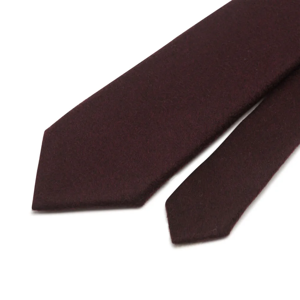 Burgundy Cashmere Tie