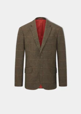 Combrook Men's Tweed Sports Blazer In Teak - Regular Fit