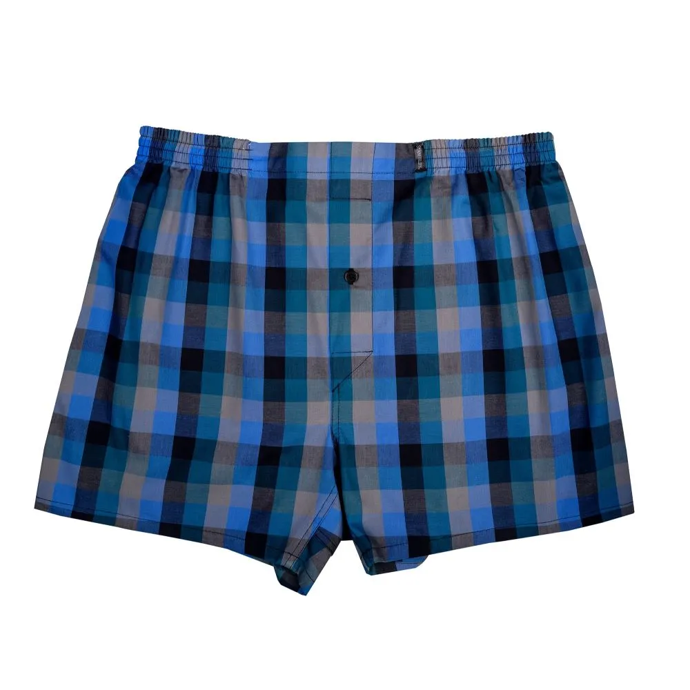 Cotton Woven Plaid Boxer Short