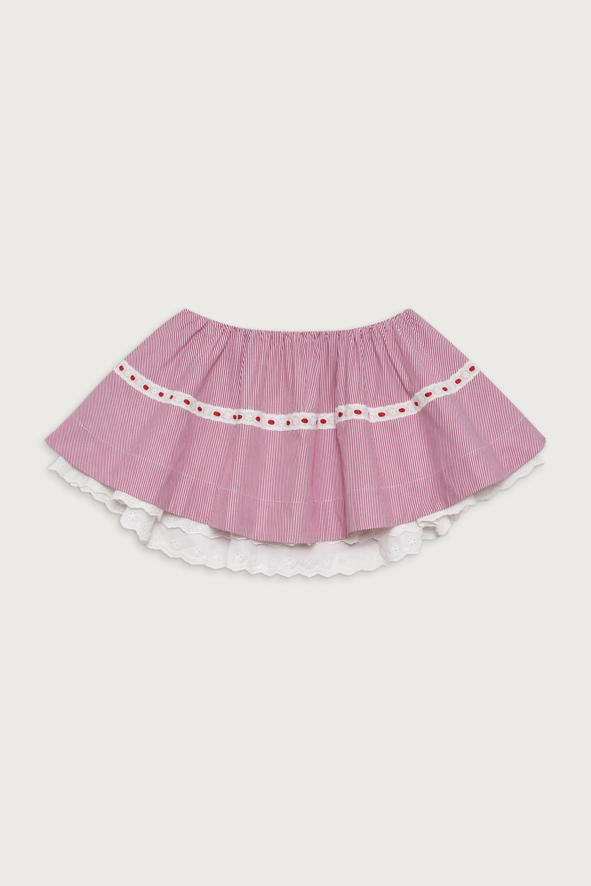 Darling Striped Skirt - Peppermint