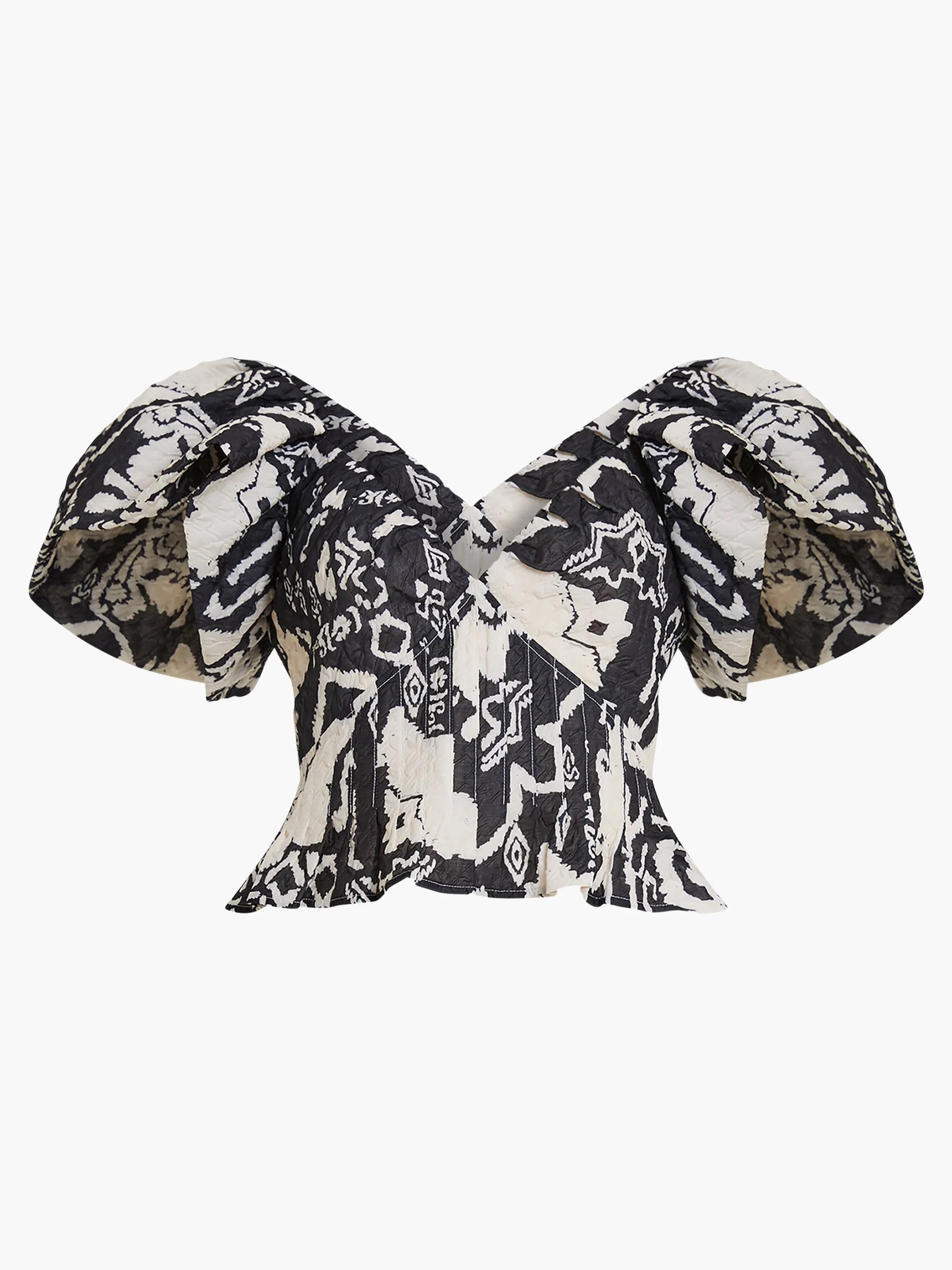 Deon Candra Jacquard Top