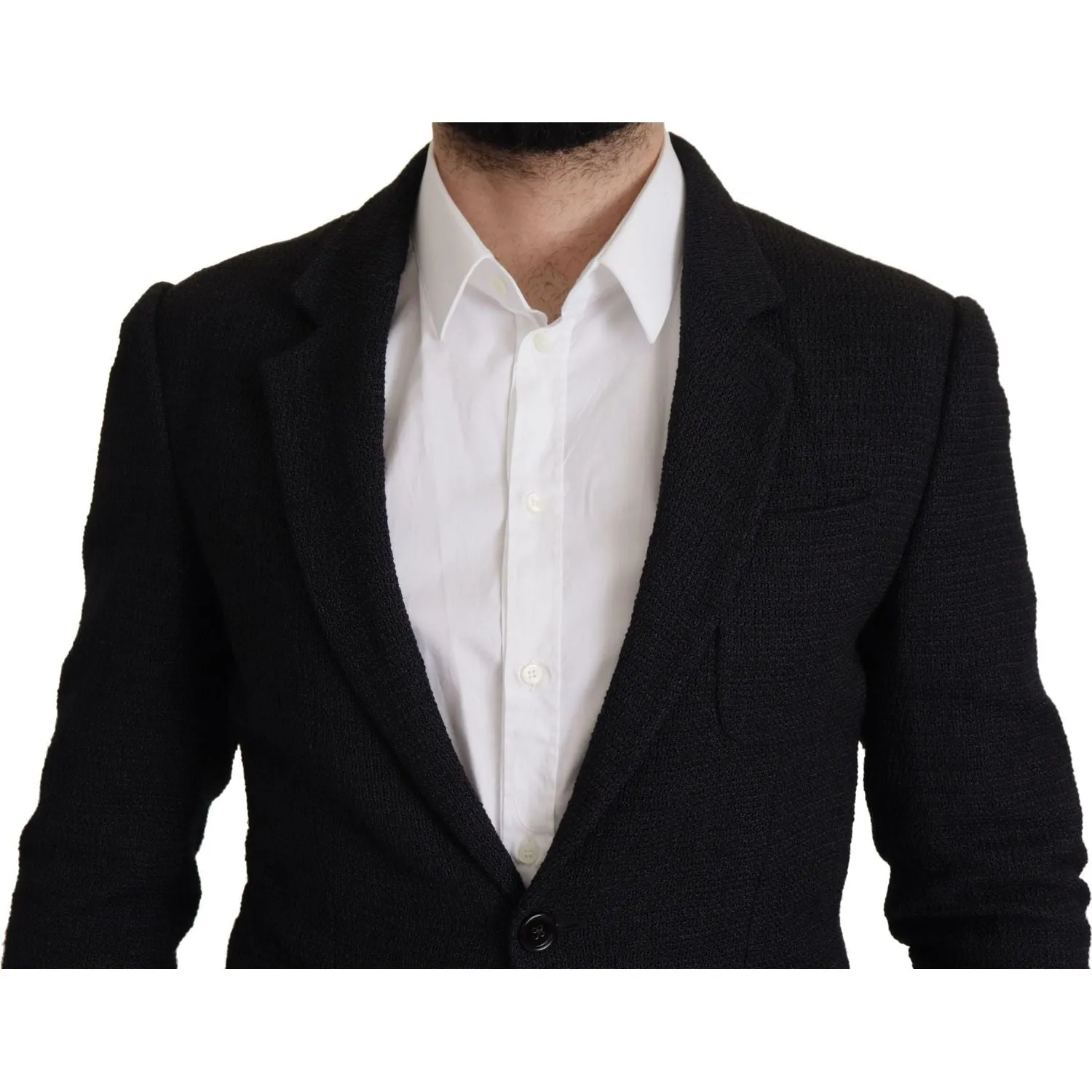 Dolce & Gabbana Elegant Single Breasted Wool Blazer