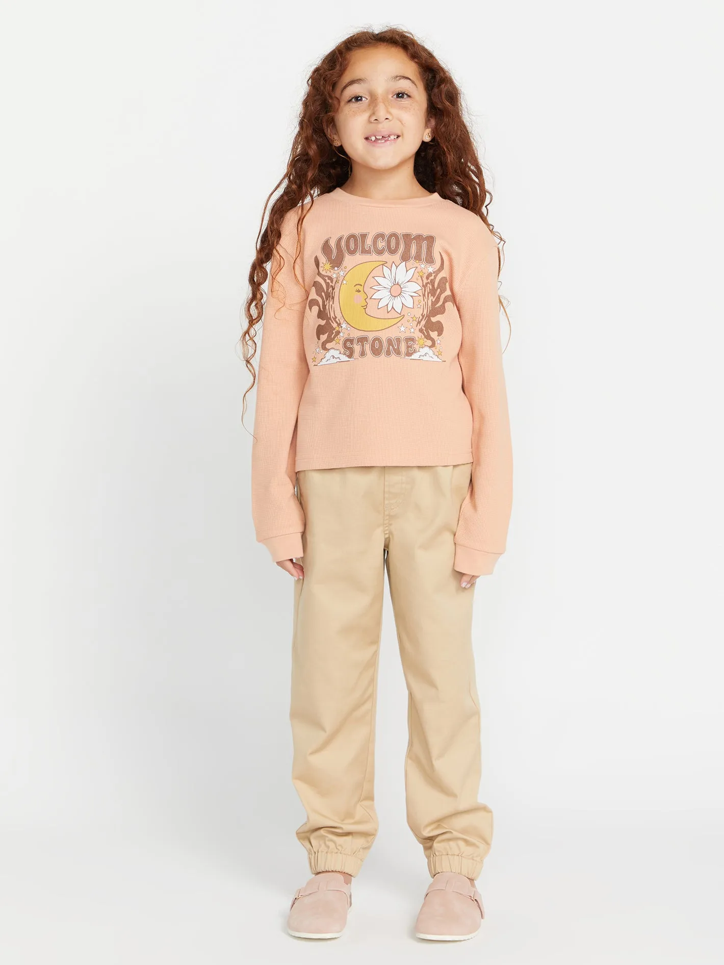 Girls Thermality Long Sleeve Tee - Clay