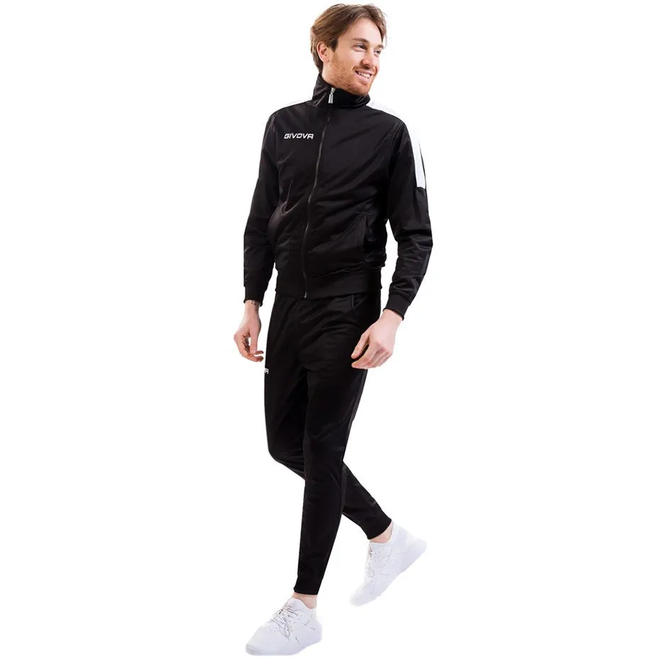 Givova Tuta Revolution Tracksuit Black & White Tr033 1003 Xl