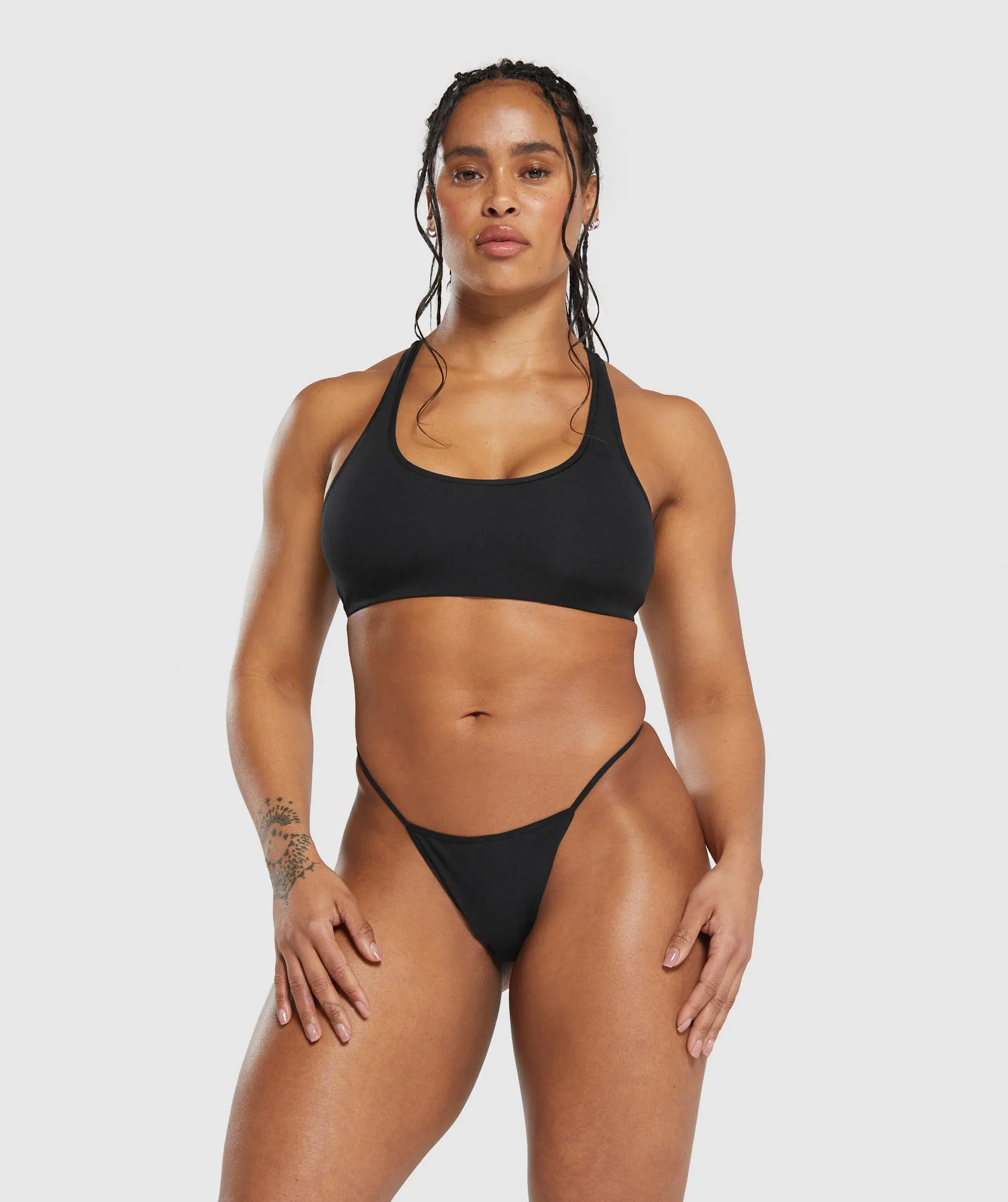 Gymshark Cotton G-String - Black