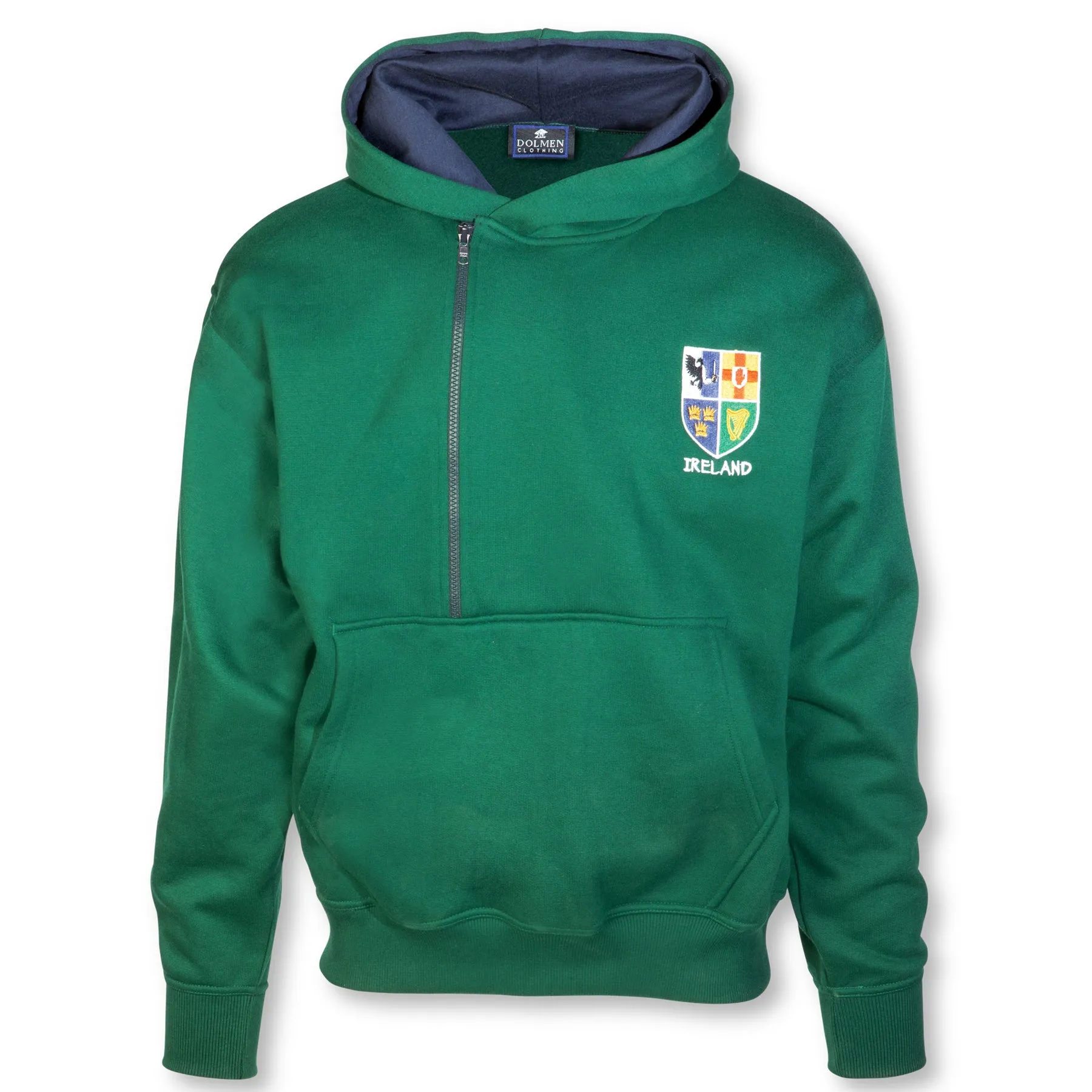 Ireland Half Zip Hoodie, Green