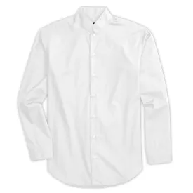 J. Peterman Men's Long Sleeve Mandarin Collar Button Up Shirt