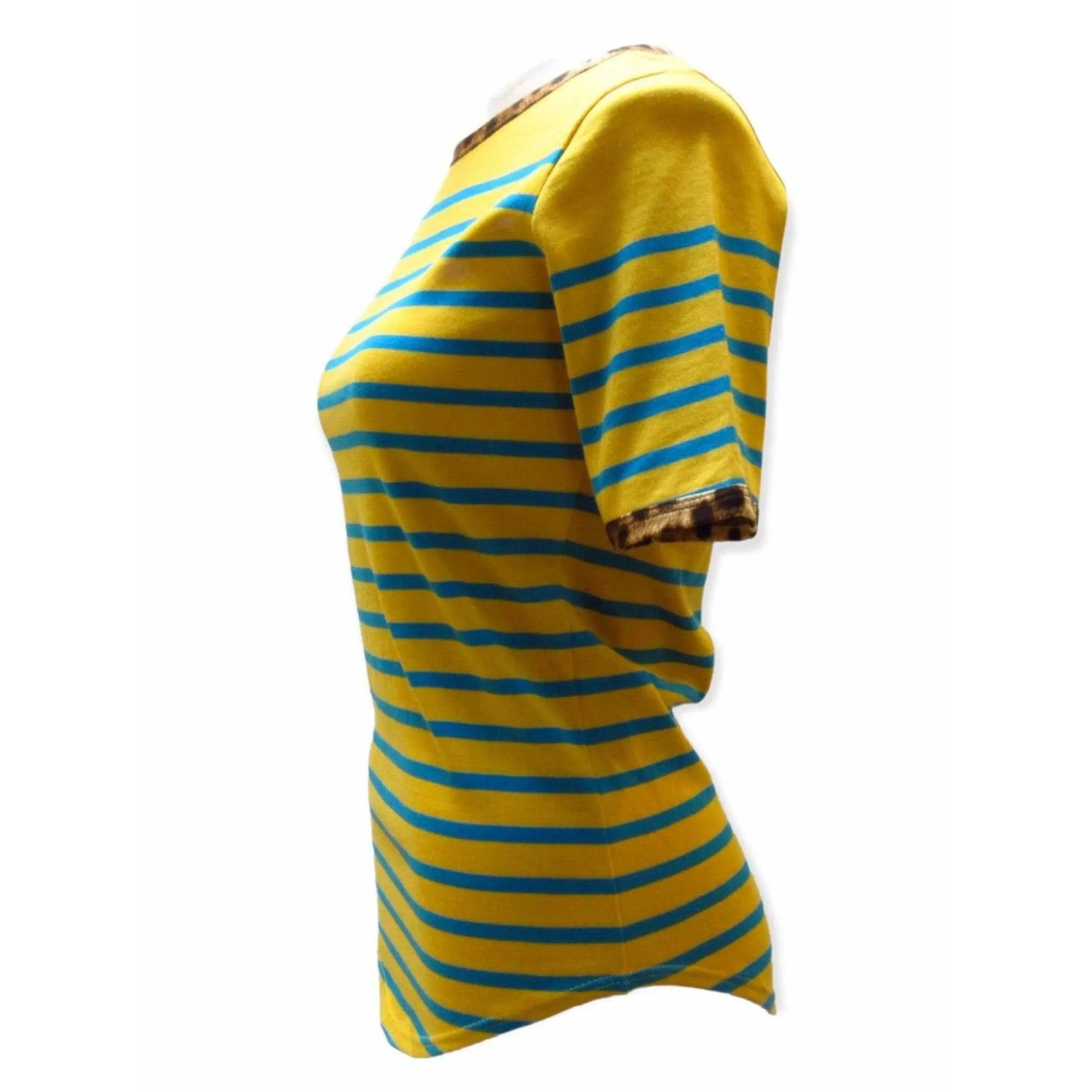 Jean Paul Gaultier Yellow Striped Tee