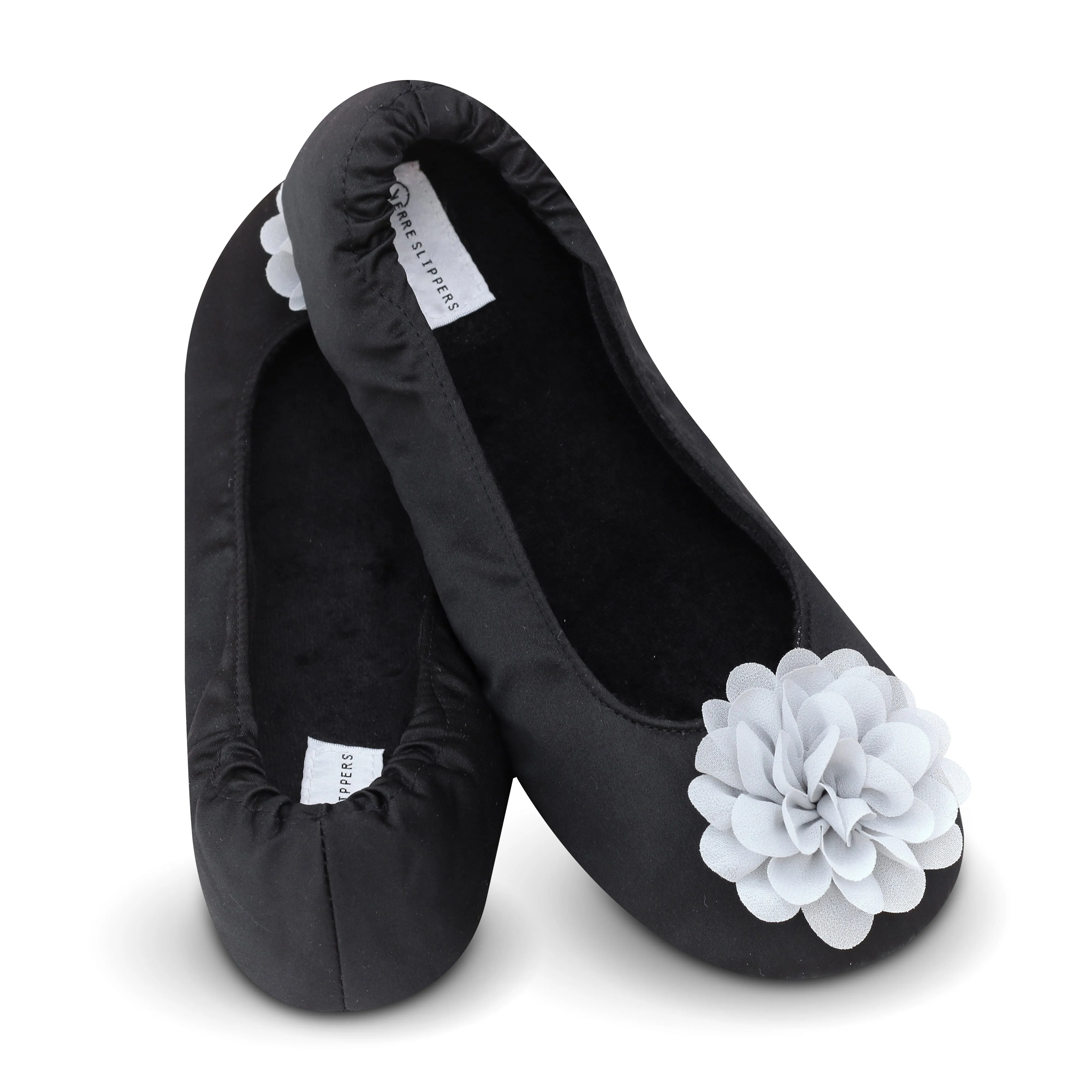 Joyful Gray  Bridesmaid Slippers