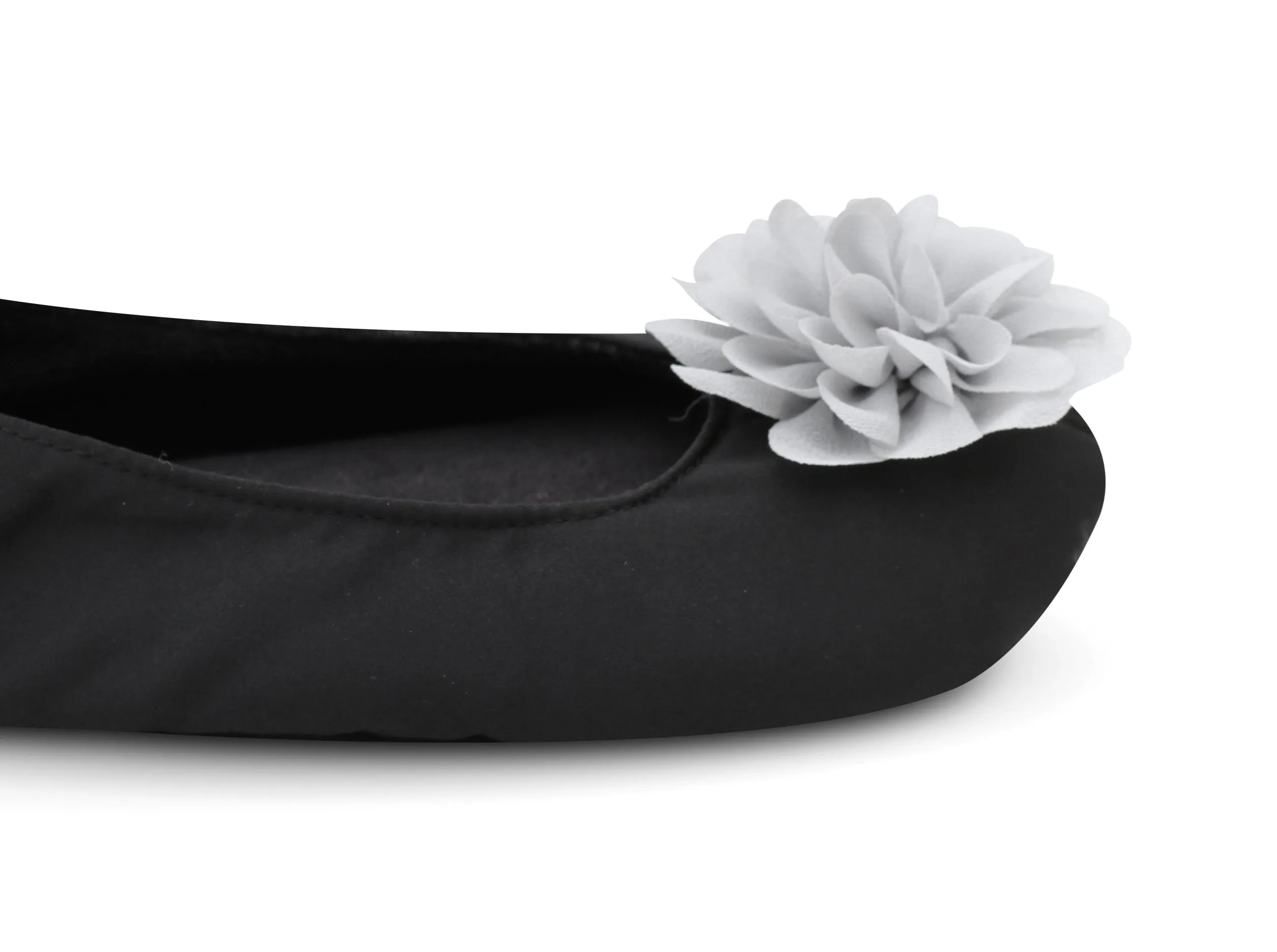 Joyful Gray  Bridesmaid Slippers