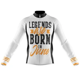 Legends are Born in June Thermal Club Jersey (White)