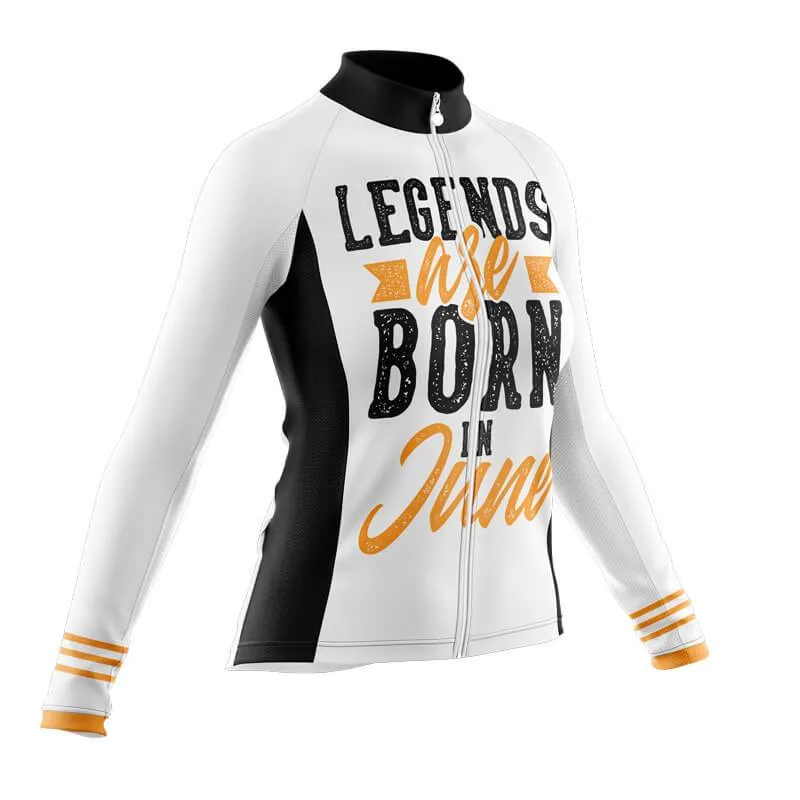 Legends are Born in June Thermal Club Jersey (White)