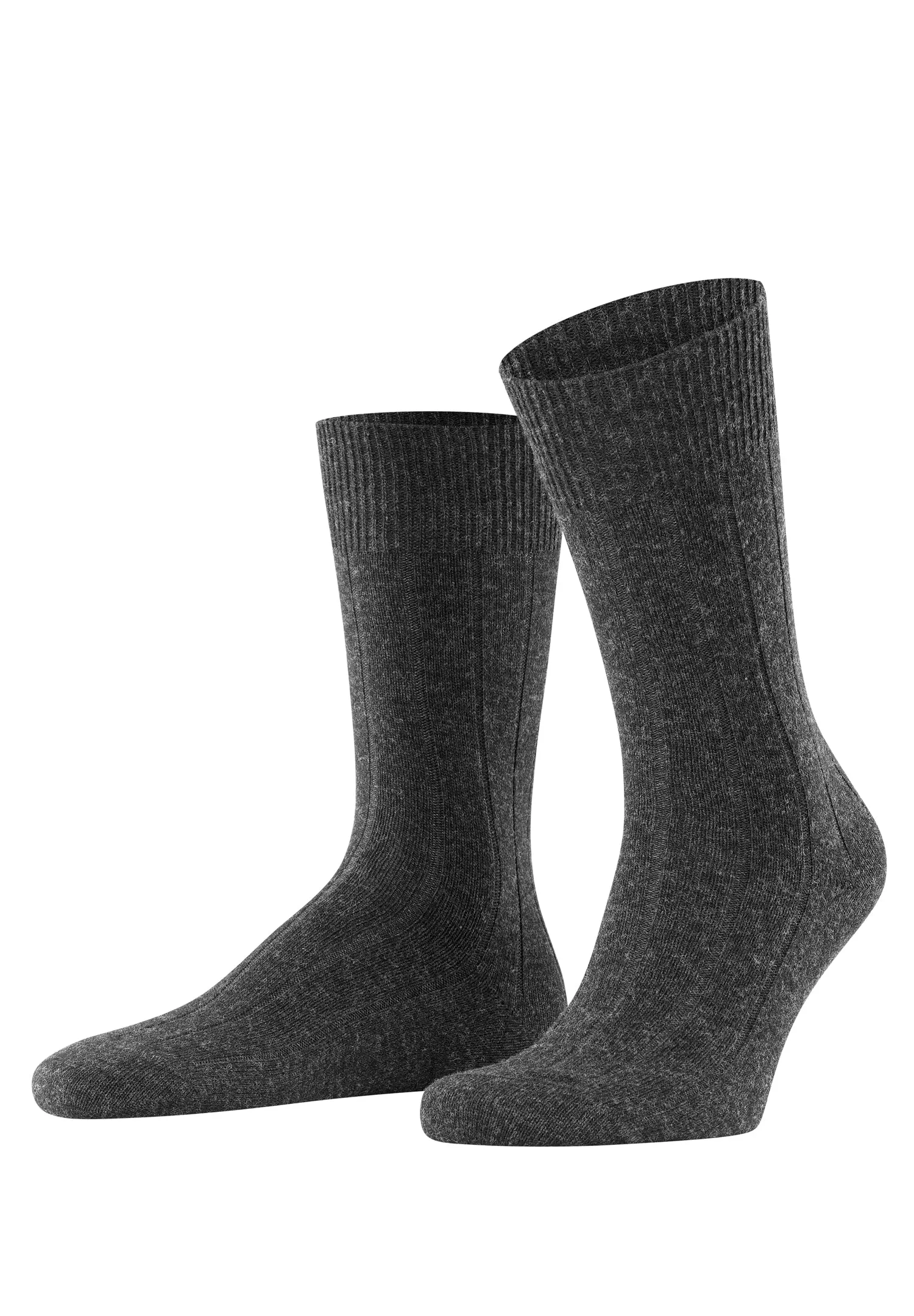 Lhasa Rib Sock Lhasa Rib Sock | Anthracite Melange 14423-3080