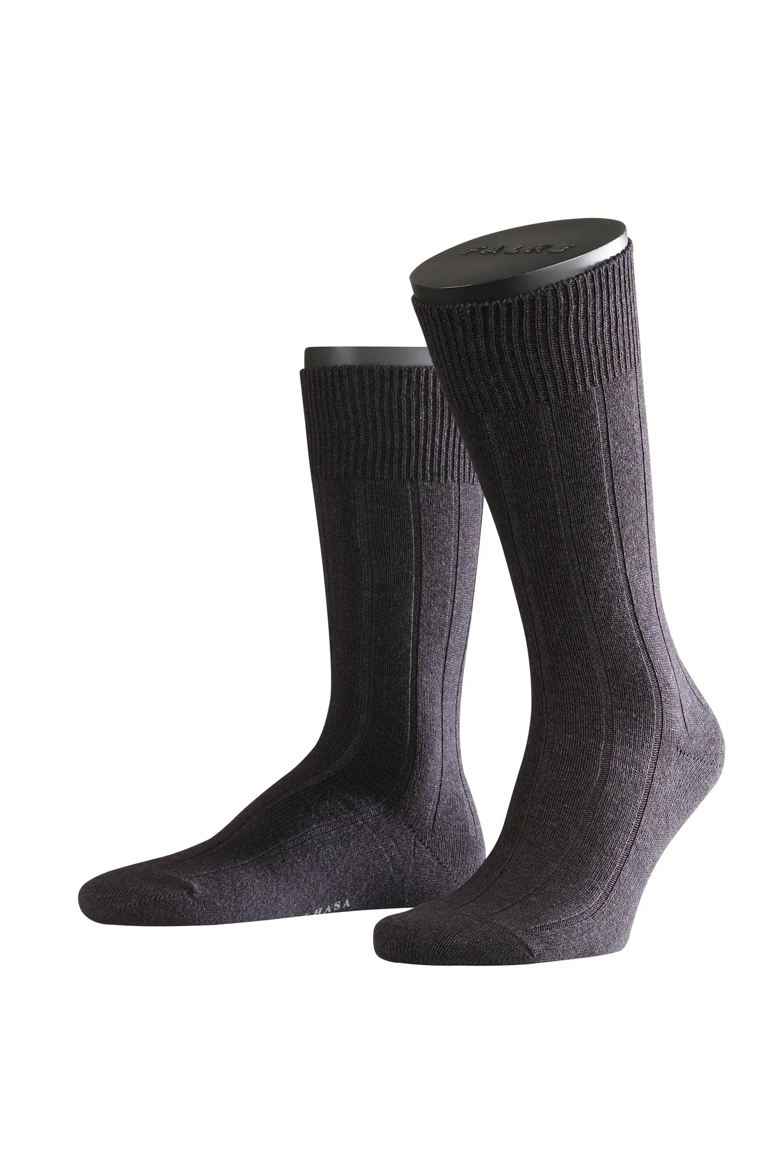 Lhasa Rib Sock Lhasa Rib Sock | Anthracite Melange 14423-3080