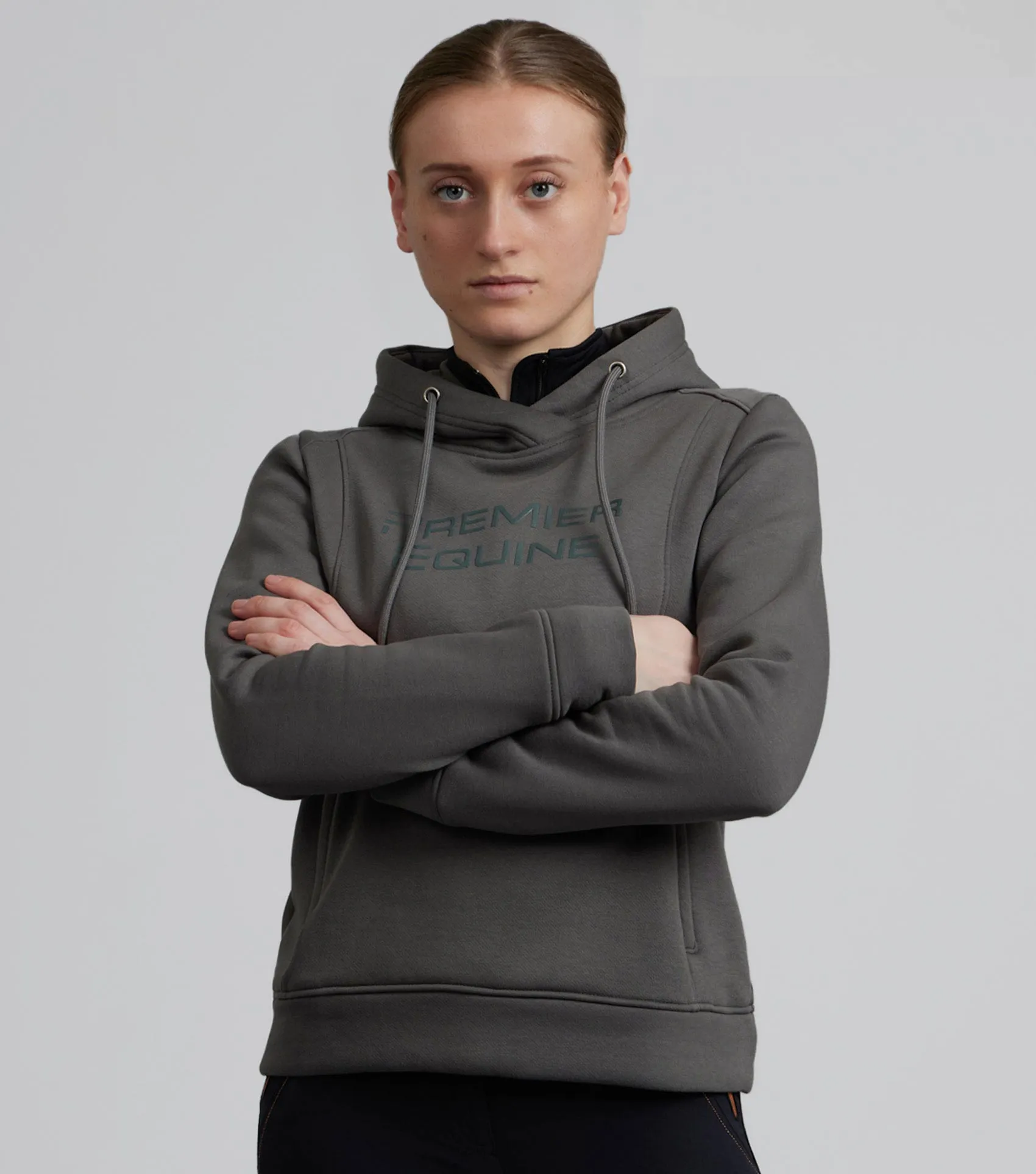 Lucia Ladies Hoodie Grey