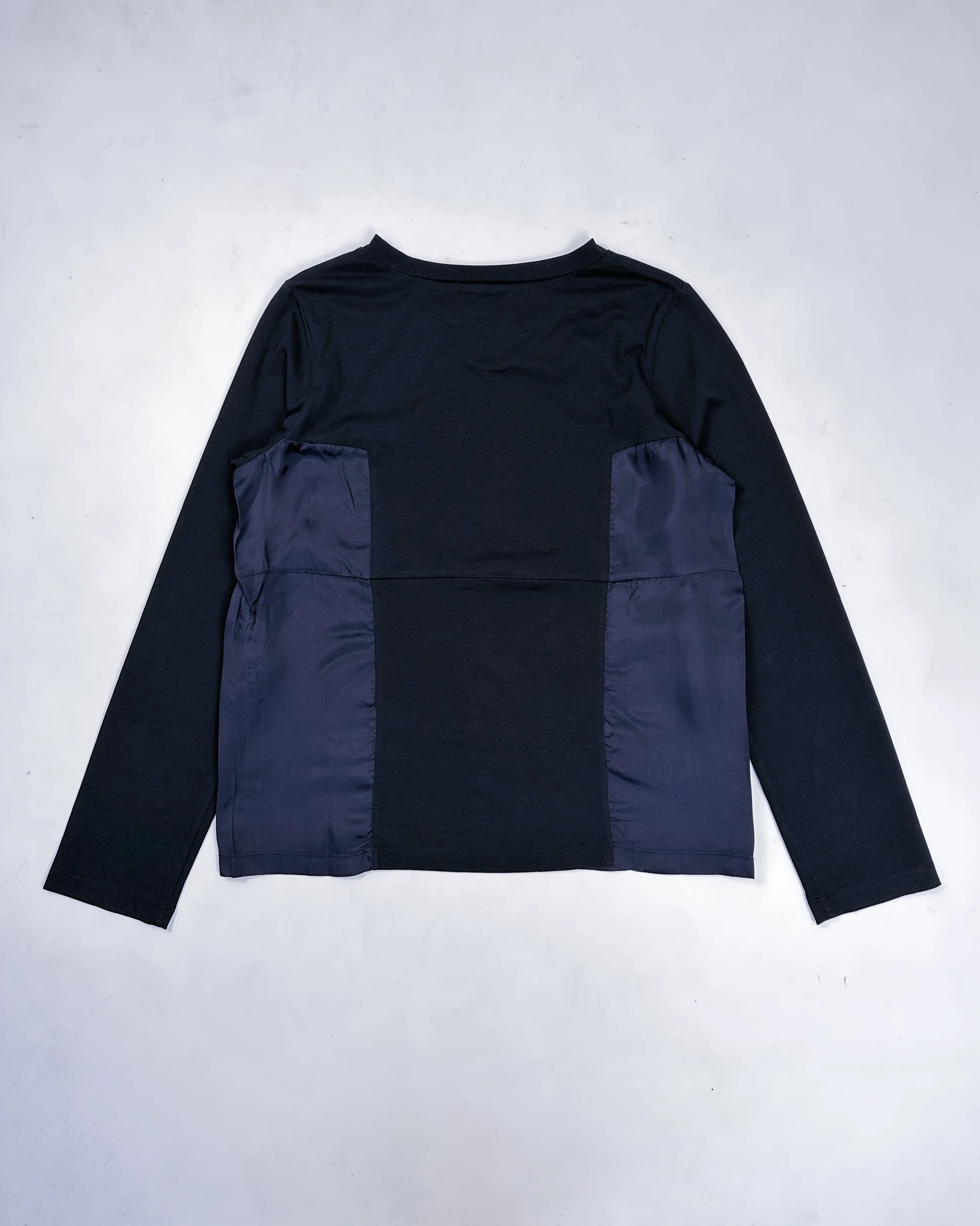 Marni 2-Texture Longsleeve Black Top 2000's