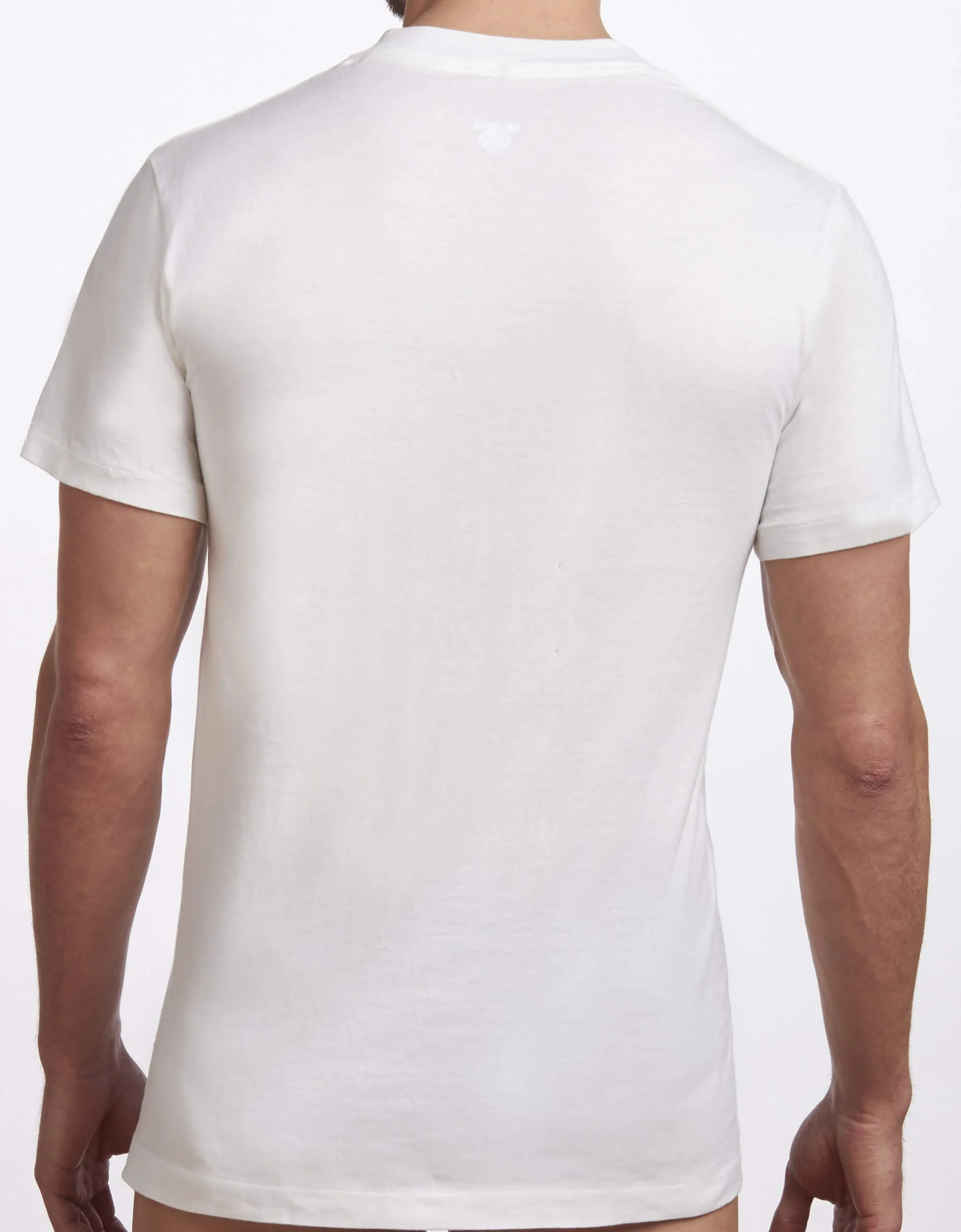 Men's Premium Crew Neck T-Shirt - White 2 Pack