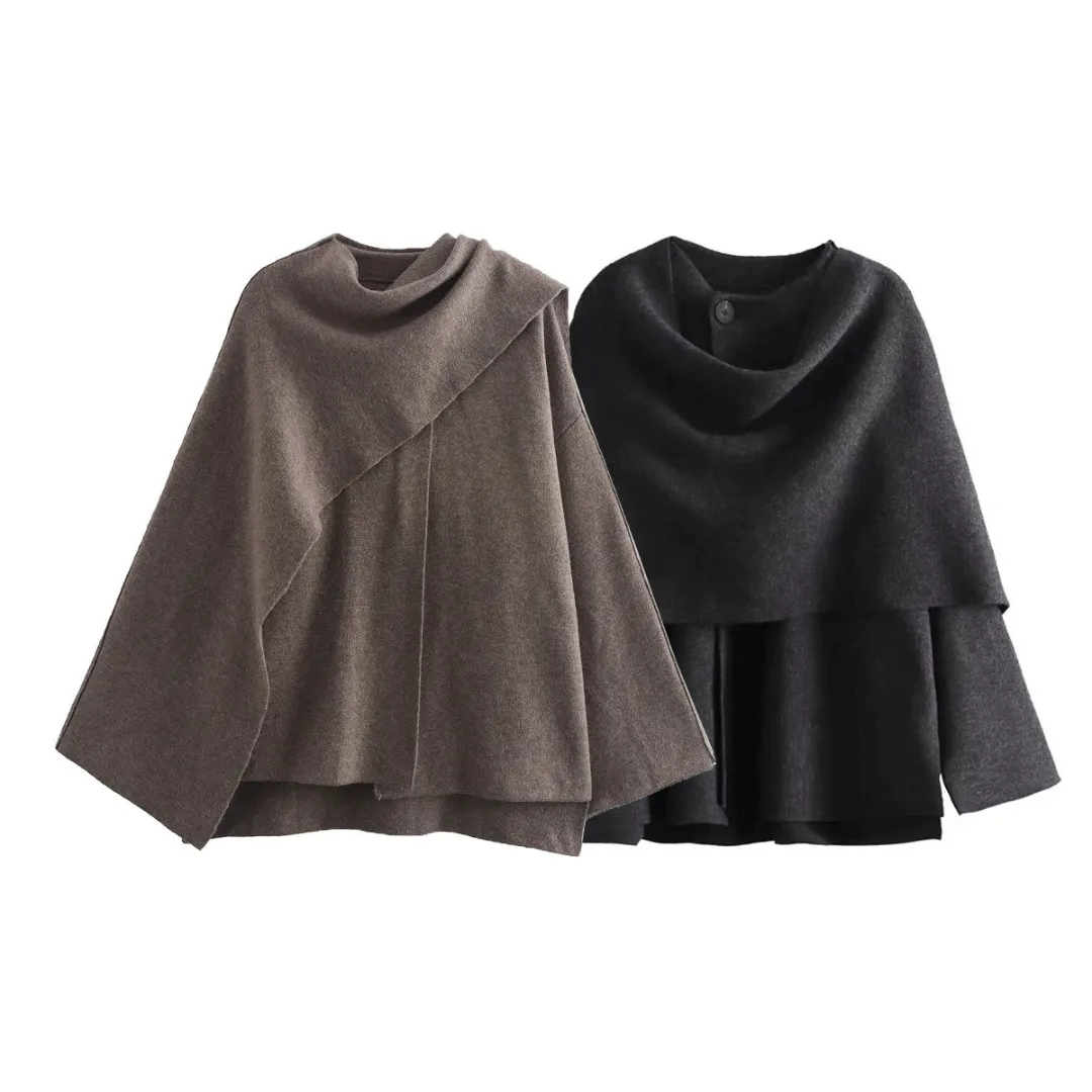 Myrtle™ | Women's Elegant Luxury Style Cape Mantel Top