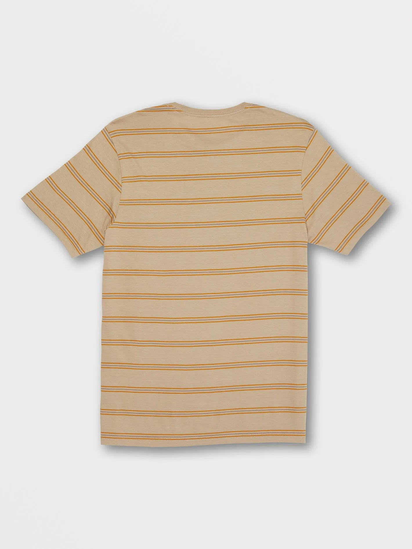 Parables Stripes Crew Tee - Brown Stripe