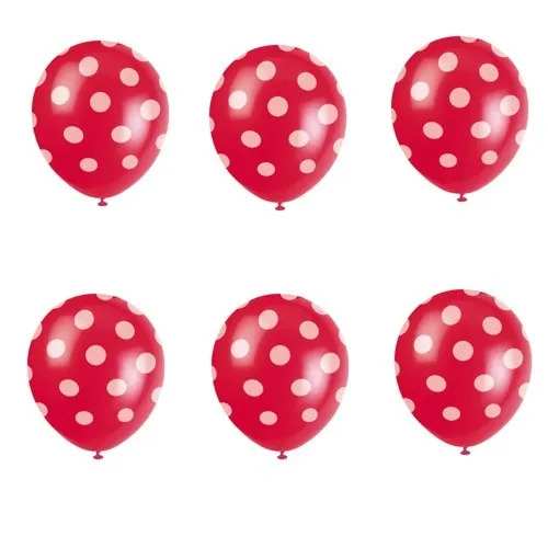 Red Polka Dot - Balloons