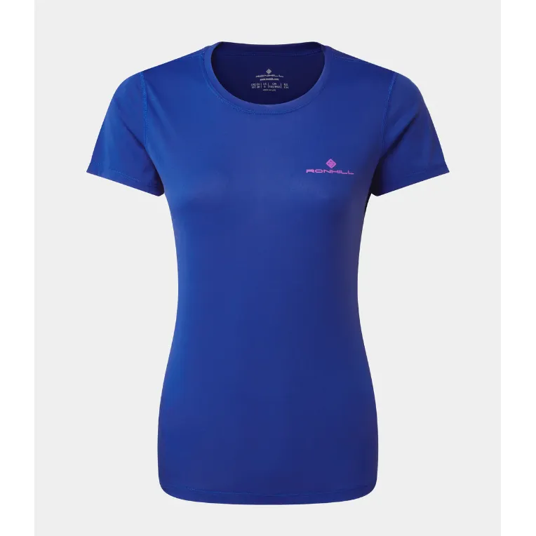 Ronhill Womens Core S/S Tee Dark Cobalt/Thistle