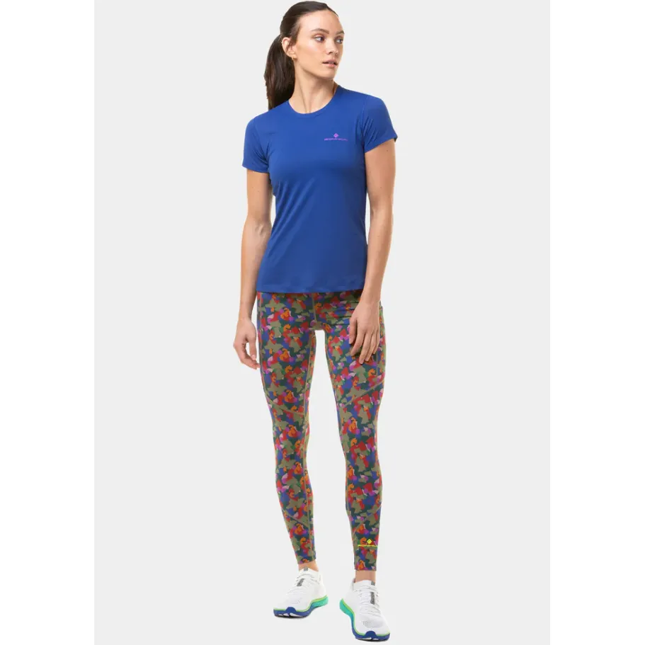 Ronhill Womens Core S/S Tee Dark Cobalt/Thistle