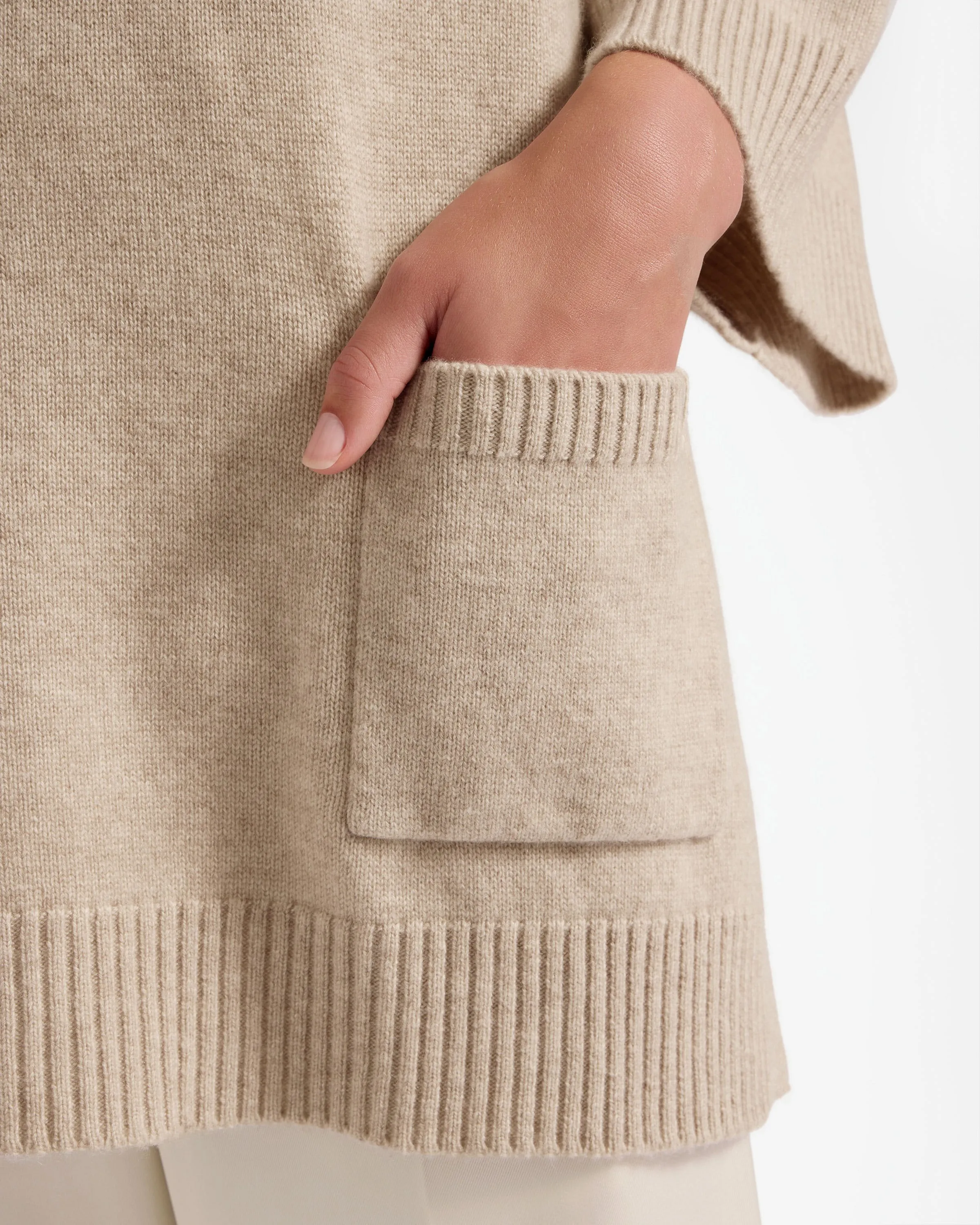 Shuna Cashmere Wool Pullover - Millet