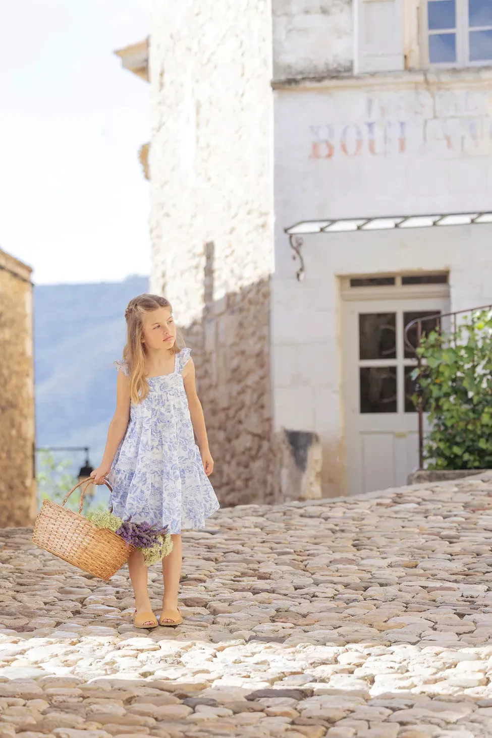 TAR Blue Floral Print Dress