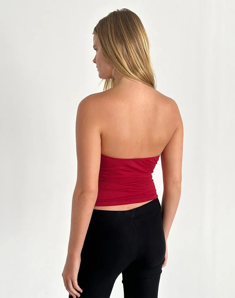 Tifose Twist Front Top in Adrenaline Red