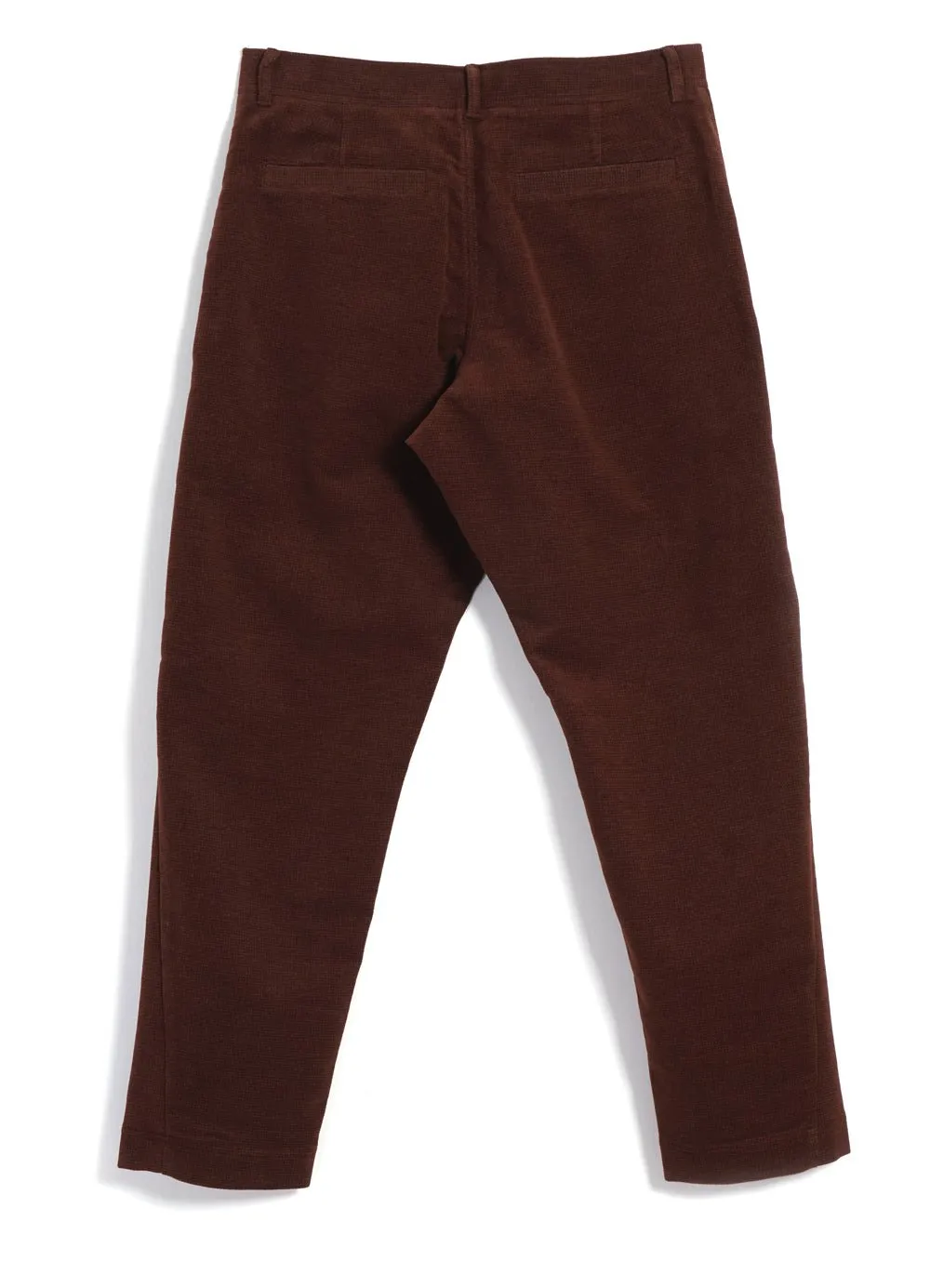 TYGE | Wide Cut Cropped Trousers | Ruby