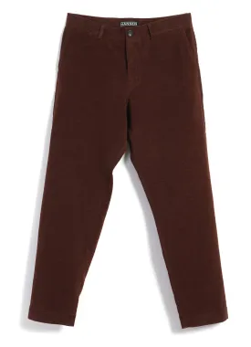 TYGE | Wide Cut Cropped Trousers | Ruby